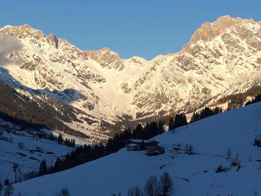 Alpenblick Lägenhet Maria Alm am Steinernen Meer Exteriör bild